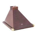 Каминная вытяжка Elikor Сатурн 50П-180-В1Л медный антик/нержавеющая сталь