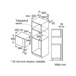 Встраиваемая микроволновая печь Bosch BFL520MW0