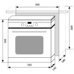 Встраиваемый электрический духовой шкаф Lex EDP 093 BL