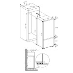 Встраиваемый холодильник Graude IKG 180.3