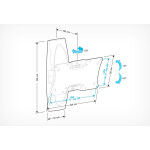 Кронштейн для телевизора Holder LCDS-5062 чёрный