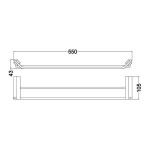 Полотенцедержатель Schein Watteau 12822