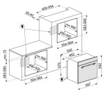 Встраиваемый электрический духовой шкаф Smeg SFP750AOPZ