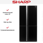 Холодильник Sharp SJGX98PBK
