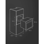 Встраиваемый электрический духовой шкаф Simfer B4EM56016