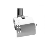 Держатель туалетной бумаги с крышкой WasserKraft Leine K-5025