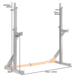 Стойка для штанги DFC DSST11 черный/оранжевый