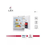 Встраиваемый холодильник Lex RBI 102 DF
