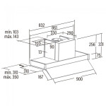 Встраиваемая вытяжка Cata Tenta 900 XGWH