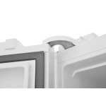 Холодильник Zugel ZRCD430W белое стекло