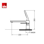 Смеситель для ванны Timo Torne 4330/00Y