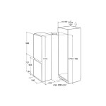 Встраиваемый холодильник Korting KSI 17887 CNFZ