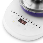 Чайник электрический Kitfort КТ-6130-1 белый/фиолетовый