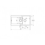 Кухонная мойка Lava D.5 Crema
