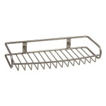 Полка металлическая прямая WasserKraft K-1311 матовый хром