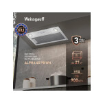 Каминная вытяжка Weissgauff Alpha 45 PB WH