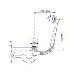 Слив-перелив Timo 800300