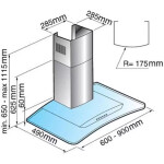Каминная вытяжка Korting KHC 6954 X