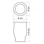 Стакан для зубных щеток WasserKraft C184