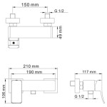 Смеситель для душа WasserKraft Aller 1062 хром