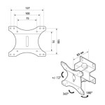 Кронштейн для телевизора Trone LPS 4010 черный