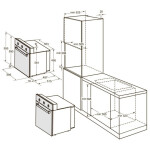 Встраиваемый электрический духовой шкаф Darina 1U BDE111 707 At