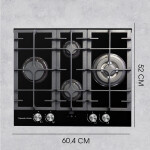 Встраиваемая газовая варочная панель Zigmund & Shtain MN 195.61 B