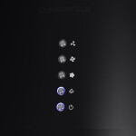 Островная вытяжка HOMSair ART 1050IS 35 черный