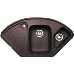 Кухонная мойка Zigmund & Shtain ECKIG 1000.2 швейцарский шоколад