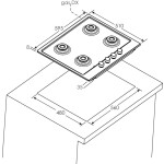 Встраиваемая газовая варочная панель Candy CHG6BF4WX