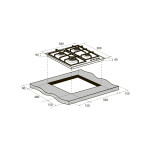 Встраиваемая газовая варочная панель Zugel ZGH601X