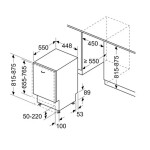 Встраиваемая посудомоечная машина Bosch SPH4HMX31E