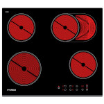 Встраиваемая электрическая варочная панель Hyundai HHE 6680 BG