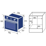 Встраиваемый электрический духовой шкаф Zigmund & Shtain E 149 B