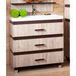 Тумба Бриклаер Техас 80 дуб кантри/венге