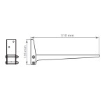 Кронштейн Kromax Micro-4 silver