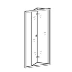 Душевая дверь Cerutti BELLA D 81