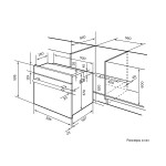 Встраиваемый электрический духовой шкаф Lex EDM 073 WH