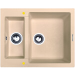 Кухонная мойка Zigmund & Shtain Rechteck 600.2 топленое молоко