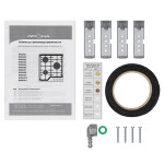 Встраиваемая газовая варочная панель Krona GALILEO 45 WH