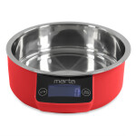Весы кухонные Marta MT-1647 красный рубин