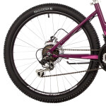 Велосипед Novatrack 24SHD.JENNYPRO.14CH23 вишневый
