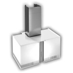 Каминная вытяжка Falmec Mirabilia 67 Platinum vetro (800)