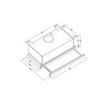 Встраиваемая вытяжка Korting KHP 6512 W