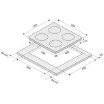 Встраиваемая индукционная варочная панель Krona ORIGANO 60 WH