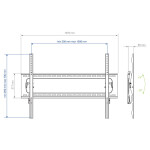 Кронштейн для телевизора Kromax Star Pro-112 черный