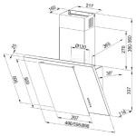 Каминная вытяжка Maan Vesuvio G 50 черный