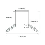 Холодильник Korting KNFM 81787 GN