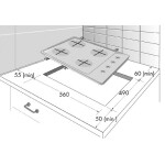 Встраиваемая газовая варочная панель Beko HIZG64120SX