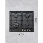 Встраиваемая газовая варочная панель Zigmund & Shtain GN 128.61 B